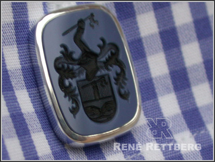 Manschettenkn&ouml;pfe  mit Wappen