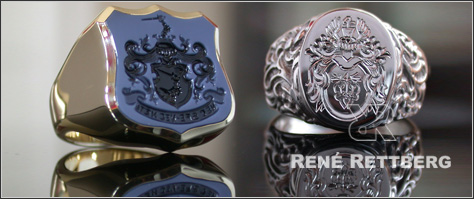 Ornament Siegelringe Wappenringe