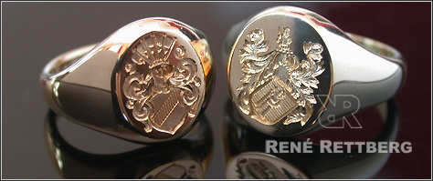 Siegelring,Wappenring Ostfriesland Wappen 925 Silber Feines Wappen 