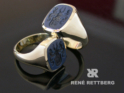 Herrensiegelringe aus massivem Gelbgold