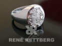 Silber oder Weißgoldsiegelringe aus unserer Goldschmiede